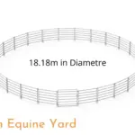 18m horse round pen/ lunging ring / breaking circle