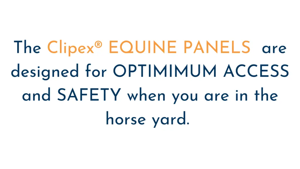 Clipex horse and equine panels