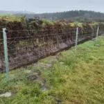 2m Beefy Clipex fence post for sheep fencing