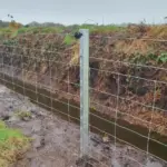 2m Beefy Clipex fence post for sheep fences