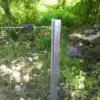 2.1m beefy post with 7 or 13 clips - single strand electric fence