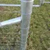 Sheep wire tie off at strainer tube